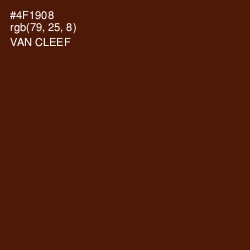 #4F1908 - Van Cleef Color Image