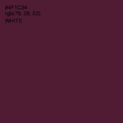 #4F1C34 - Wine Berry Color Image