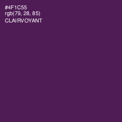 #4F1C55 - Clairvoyant Color Image