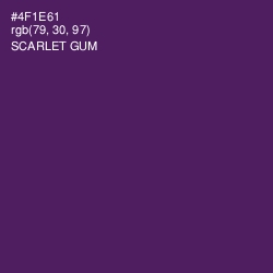 #4F1E61 - Scarlet Gum Color Image