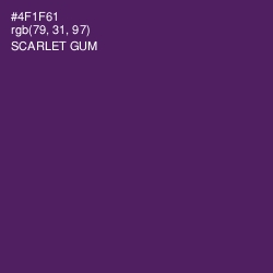 #4F1F61 - Scarlet Gum Color Image