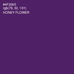 #4F2065 - Honey Flower Color Image