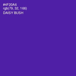 #4F20A6 - Daisy Bush Color Image