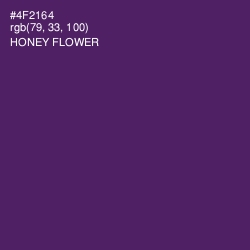 #4F2164 - Honey Flower Color Image