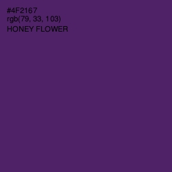 #4F2167 - Honey Flower Color Image