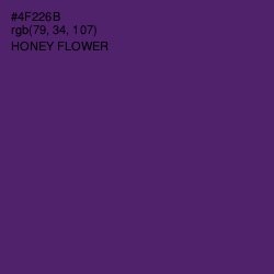 #4F226B - Honey Flower Color Image