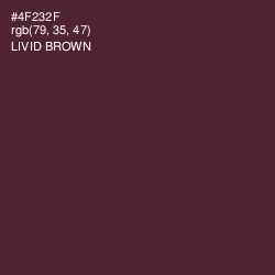 #4F232F - Livid Brown Color Image