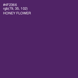 #4F2366 - Honey Flower Color Image