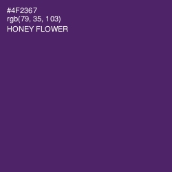 #4F2367 - Honey Flower Color Image