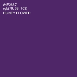 #4F2667 - Honey Flower Color Image