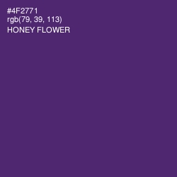 #4F2771 - Honey Flower Color Image
