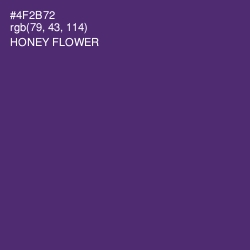 #4F2B72 - Honey Flower Color Image