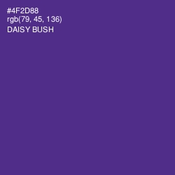 #4F2D88 - Daisy Bush Color Image