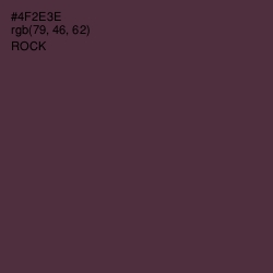 #4F2E3E - Rock Color Image