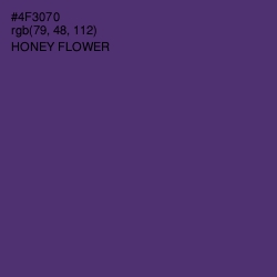 #4F3070 - Honey Flower Color Image