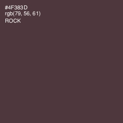 #4F383D - Rock Color Image