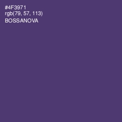 #4F3971 - Bossanova Color Image