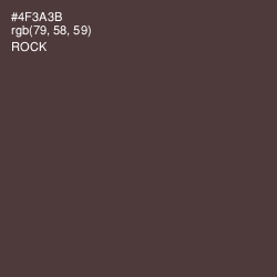 #4F3A3B - Rock Color Image