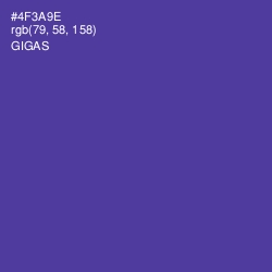 #4F3A9E - Gigas Color Image