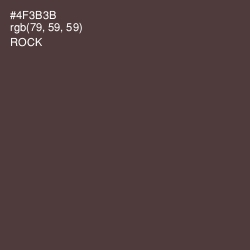 #4F3B3B - Rock Color Image