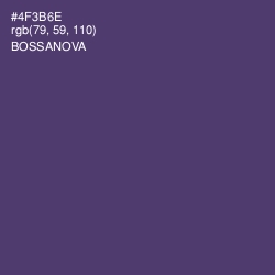 #4F3B6E - Bossanova Color Image