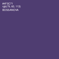 #4F3C71 - Bossanova Color Image