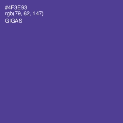 #4F3E93 - Gigas Color Image