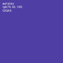 #4F3FA5 - Gigas Color Image