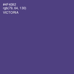 #4F4082 - Victoria Color Image