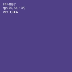 #4F4087 - Victoria Color Image