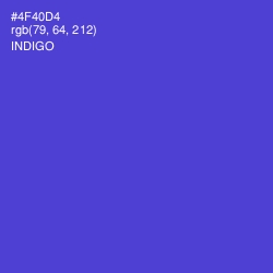 #4F40D4 - Indigo Color Image