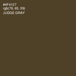 #4F4127 - Judge Gray Color Image