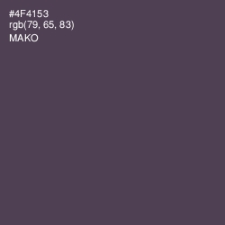 #4F4153 - Mako Color Image