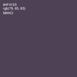 #4F4155 - Mako Color Image