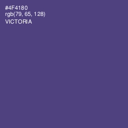 #4F4180 - Victoria Color Image