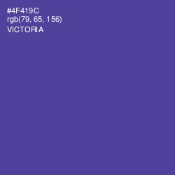 #4F419C - Victoria Color Image