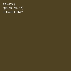#4F4223 - Judge Gray Color Image