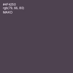 #4F4250 - Mako Color Image
