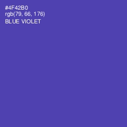 #4F42B0 - Blue Violet Color Image