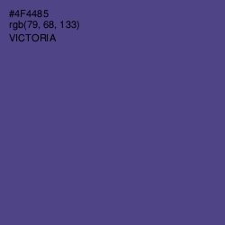 #4F4485 - Victoria Color Image