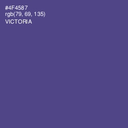 #4F4587 - Victoria Color Image