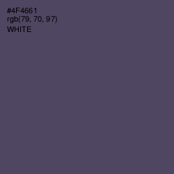 #4F4661 - Mulled Wine Color Image