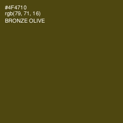 #4F4710 - Bronze Olive Color Image