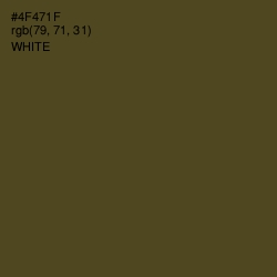 #4F471F - Bronzetone Color Image