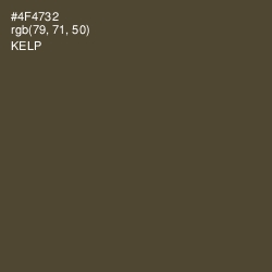 #4F4732 - Kelp Color Image