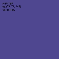 #4F478F - Victoria Color Image