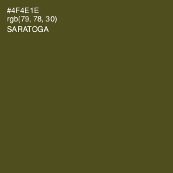 #4F4E1E - Saratoga Color Image