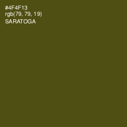 #4F4F13 - Saratoga Color Image