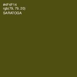 #4F4F14 - Saratoga Color Image