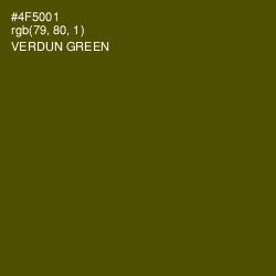 #4F5001 - Verdun Green Color Image